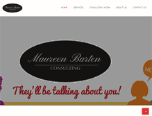 Tablet Screenshot of maureenbarten.com